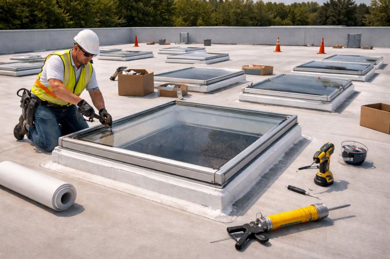 Commercial Skylight Renovation in Beaumont, TX