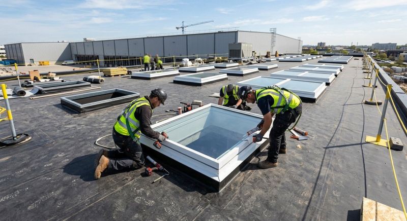 Commercial Skylight Renovation in Puyallup, WA