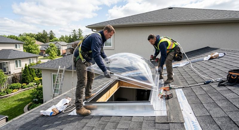 Dome Skylight Installation in Columbia, MO