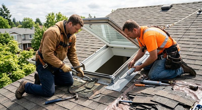 Skylight Leak Repair in Renton, WA